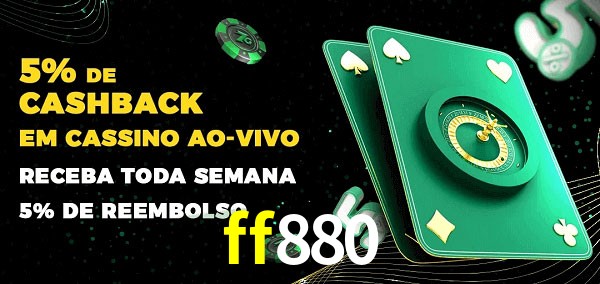 Promoções do cassino ao Vivo ff880